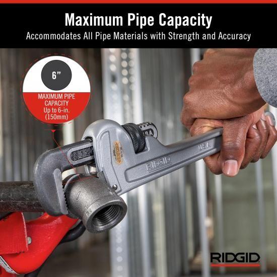 RIDGID 31115 モデル848 アルミニウムストレートパイプレンチ、48インチ配管レンチ_3