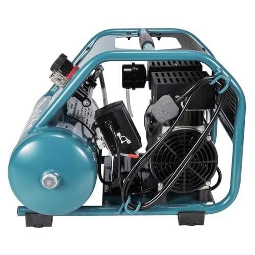 Makita マキタ MAC210Q 静音シリーズ、1馬力、2ガロン、オイルフリー 