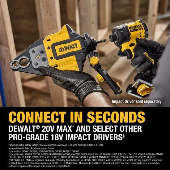 DEWALT IMPACT CONNECT PEX クリンプリングアタッチメント（インパクトドライバー、配管工具用）（DWAPXCIR）_5