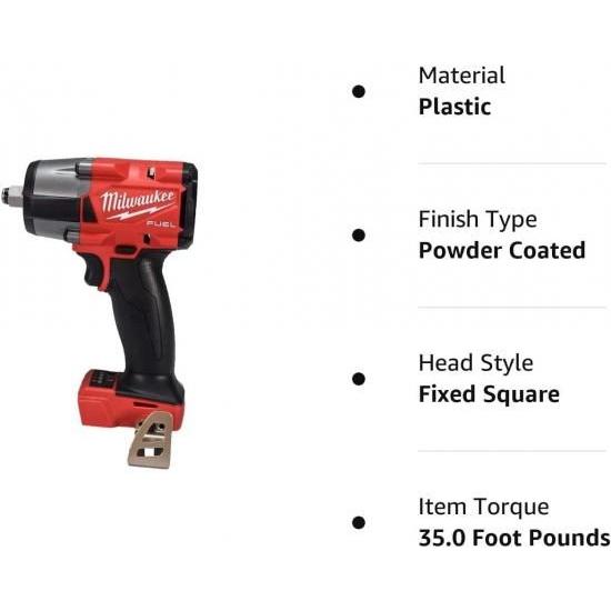 Milwaukee ミルウォーキー 2962-20 M18 18V 燃料 1/2インチ ミッド 