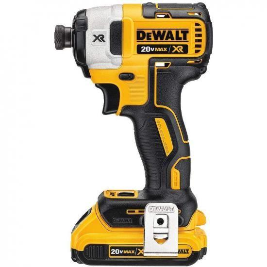 DEWALT 20V MAX* XR コードレスインパクトドライバーキット、ブラシレス、1/4インチ、3スピード、バッテリー2個 (DCF887D2)_2