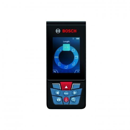 BOSCH GLM400C 400フィート Blaze 屋外接続型レーザーメジャー（ビューファインダー付き）、単3電池3本、ハンドストラップ、ポーチ付属_3
