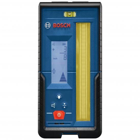 BOSCH LR20 1000フィート 赤・緑ビーム回転レーザーレシーバー（取り付けブラケットと単3電池2本付属）_2