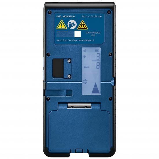 BOSCH LR20 1000フィート 赤・緑ビーム回転レーザーレシーバー（取り付けブラケットと単3電池2本付属）_3
