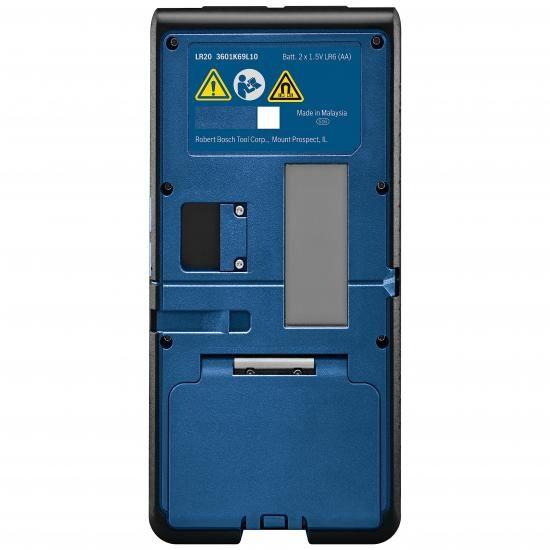BOSCH LR20 1000フィート 赤・緑ビーム回転レーザーレシーバー（取り付けブラケットと単3電池2本付属）_5