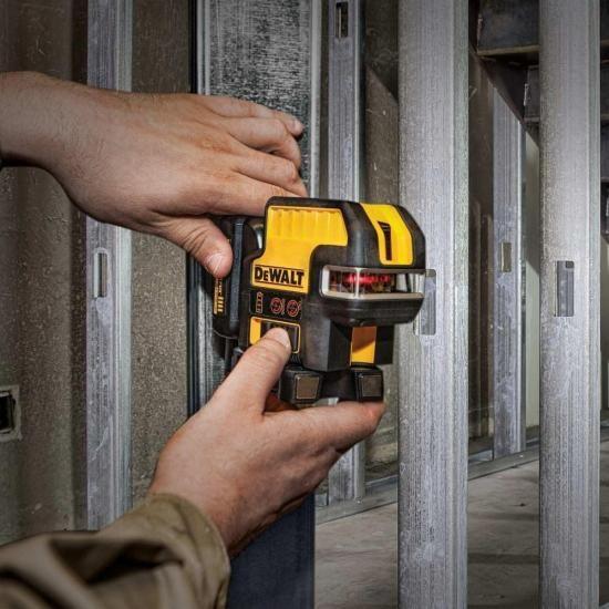 DEWALT 12V MAX レーザーレベル、2スポット＆クロスラインレーザー