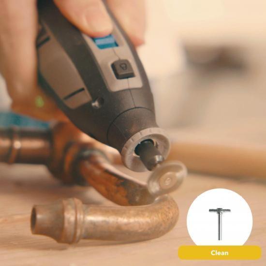Dremel 8240-5 12V コードレスロータリーツールキット（可変速度、快適グリップ付き） - 2AH バッテリーパック、充電器、5 つのアクセサリ、レンチ、ツール_5