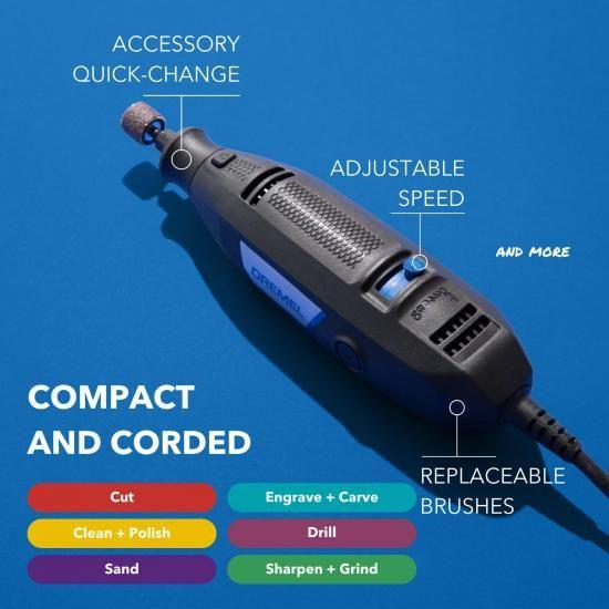 Dremel 3100-2/60 可変速度ロータリーツールキット - 2つの