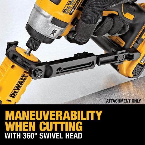 DEWALT 金属せん断/カッタードリルアタッチメント、インパクト対応