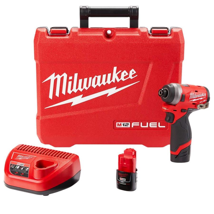 Milwaukee 2553-22 M12 Fuel 1/4インチ Hex インパクト