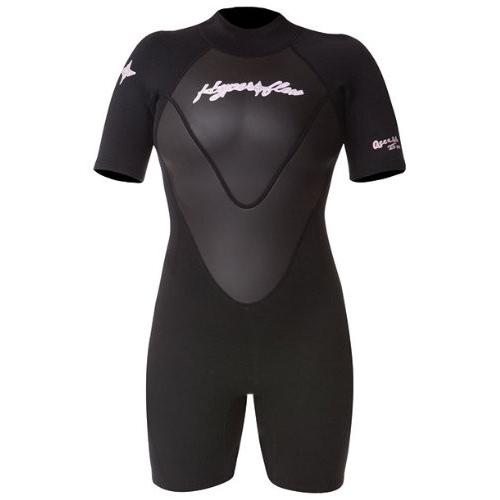 新発売 Hyperflex Wetsuits Women's Access 2.5mm Spring Suit, Black/Black, 6 - Surfing, Windsurfing & Kiteboarding 並行輸入品, アサジマチ 8d8e6977