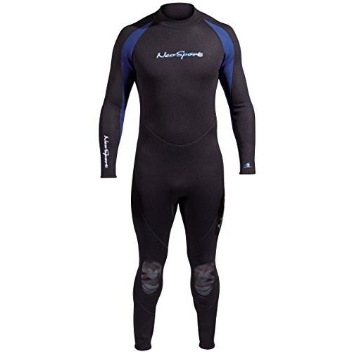 【超特価】 NeoSport Wetsuits Men's Premium Neoprene 7/5 mm Full Suit, Blue Trim, X-Large - Diving, Snorkeling & Wakeboarding 並行輸入品, PLUS IMPACT d3e4bf81