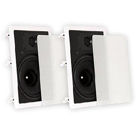 かわいい新作 8" Wall in TS80W Solutions Theater Speakers 並行輸入品 White Pair, Theater Home Sound Surround センタースピーカー