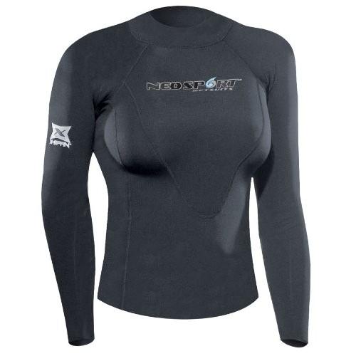 【第1位獲得!】 NeoSport Wetsuits Women's XSPAN Long Sleeve Shirt, Black, 6 - Diving, Snorkeling & Wakeboarding 並行輸入品, 分水町 53b5b8b0