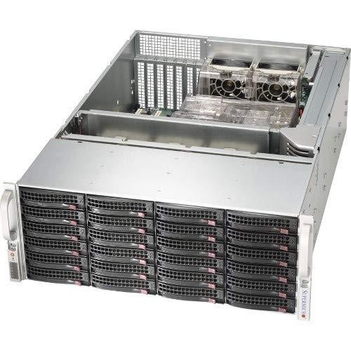 100％本物 Supermicro 4U 並行輸入品 CSE-846BE16-R1K28B Black - Chassis Server Rackmount PCケース（自作PC用）