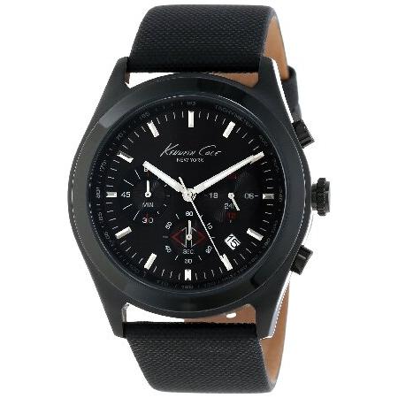 送料無料 York New Cole Kenneth Men's 並行輸入品 Black,(Model:KC1901) Strap Silicone Case Steel Stainless Quartz Japanese 腕時計
