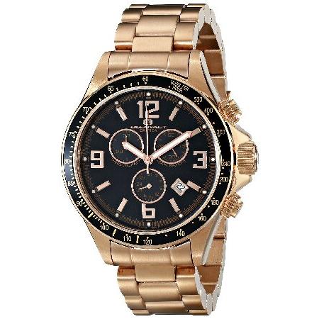 正規品販売! Men's Oceanaut OC3329 並行輸入品 Watch Gold Rose Quartz Swiss Display Analog Baltica 腕時計