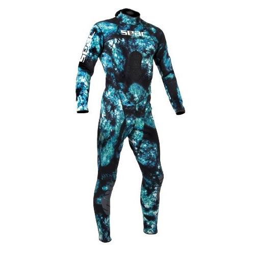 【驚きの価格が実現!】 SEAC Men's Body-Fit 1.5mm Neoprene Wetsuit, Camo, Large 並行輸入品, まさや 2021a9cf