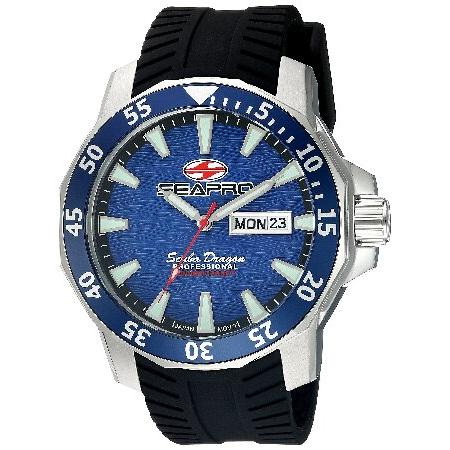 2021人気新作 Seapro Men's 並行輸入品 Watch Black Quartz Display Analog SP8311 腕時計