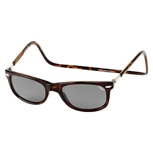 人気定番 Clic Magnetic 並行輸入品 Fit) (Regular Lens Grey & Tortoise in Sunglasses Polarized Ashbury サングラス 人気定番 Clic Magnetic 並行輸入品 Fit) (Regular Lens Grey & Tortoise in Sunglasses Polarized Ashbury サングラス