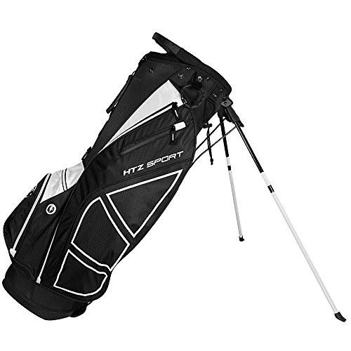 (訳ありセール 格安) Hot-Z Golf Sport Stand Bag, Black/White【並行輸入品】, Lucy shop 47787cee
