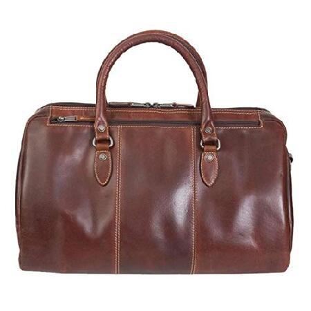 爆売り Canyon Outback Leather Goods Inc Niagara Duffel Bag Weekender Carry On Bag 18 Inches Brown 並行輸入品 超人気の Www Skylanceronline Com