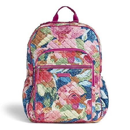 オリジナル  Backpack, Campus Cotton Signature Women's Bradley Vera Superbloom, 並行輸入品 Size One リュックサック、デイパック