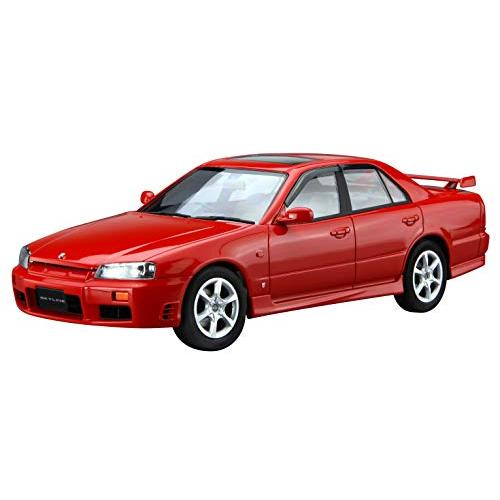 日本ではなかなか手に入らない海外の並行輸入品・逆輸入品Aoshima Bunka Kyozai 1/24 The Model Car Series No.98 Nissan ER34 Skyline 25GT-X Turbo 1998 Model Car 並行輸入品