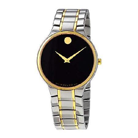 激安の Dial Black Quartz Serio Movado Two-Tone 並行輸入品 0607284 Watch Men's 腕時計