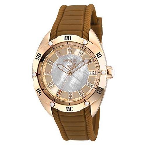 非売品 インビクタ Invicta Women's Venom Stainless Steel Quartz Watch with Silicone Strap, Brown, 20 (Model: 29008) 並行輸入品, 作務衣甚平通販ショップ 和粋庵 0e329467