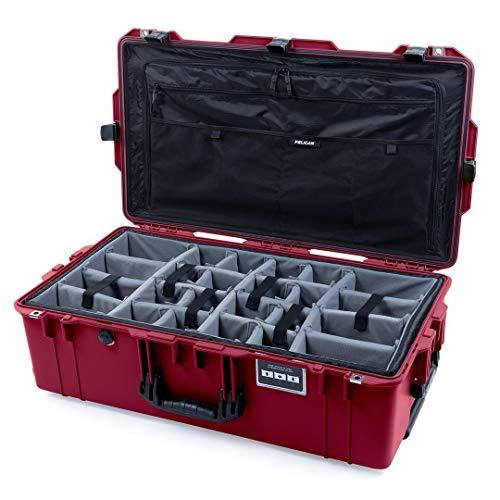 Oxblood & Black Pelican 1615 air case with Grey CVPKG dividers & Combo lid Pouch. 並行輸入品 カメラケース Oxblood & Black Pelican 1615 air case with Grey CVPKG dividers & Combo lid Pouch. 並行輸入品 カメラケース