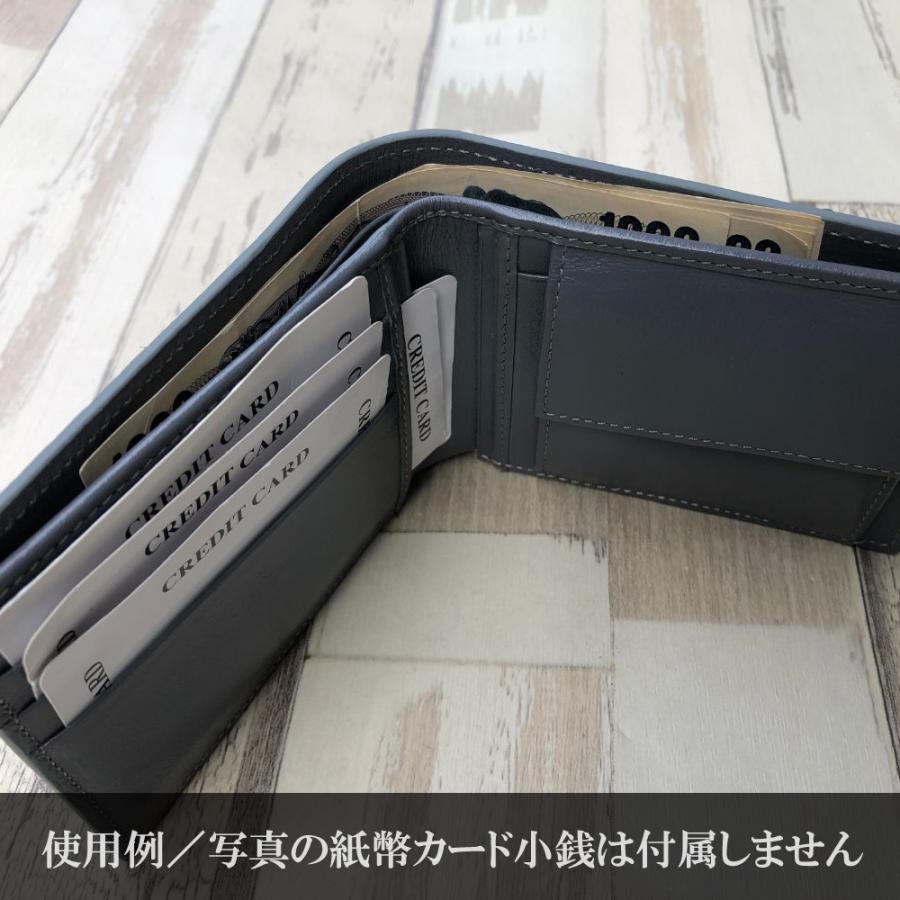 No.31 シャイ二ング クロコダイル 二つ折り財布 メンズ グレー 本物 