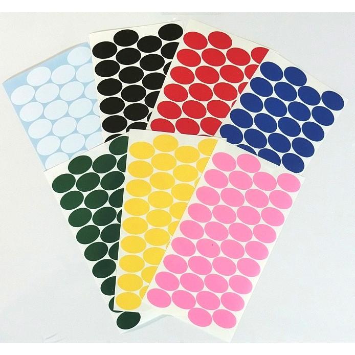 封印シール 7色カラーセット 強粘着 1シート36枚 合計252枚セット