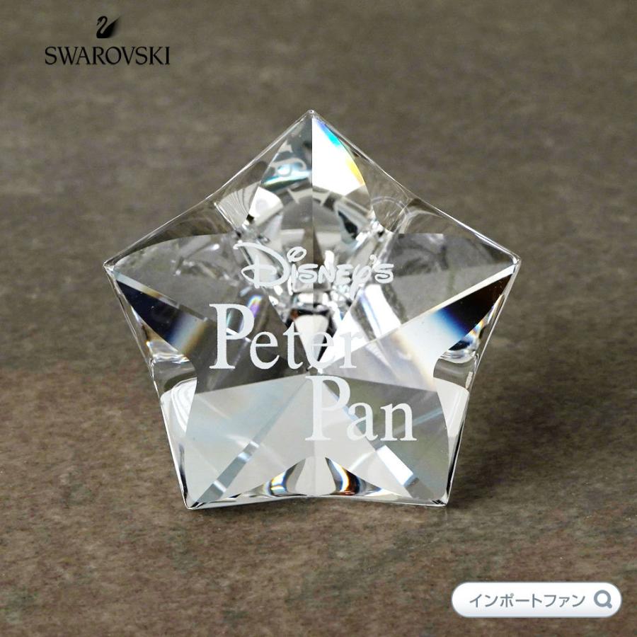スワロフスキー ディズニー タイトルプレート 置物 Disney スワロフスキー Swarovski ディズニー ピーターパン