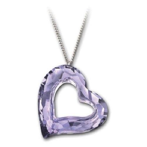 スワロフスキー ラブハート ライラック ネックレス 1087209 Swarovski Loveheart Lilac