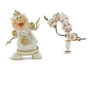 Disney（ディズニー） レノックス LENOX 美女と野獣 Cogsworth，Right