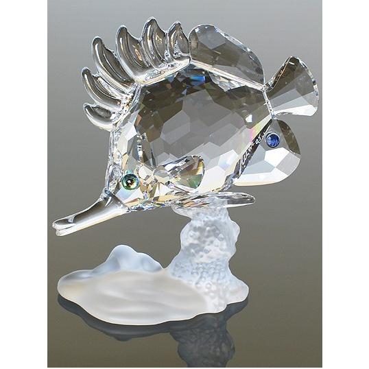 Swarovski スワロフスキー　バタフライフィッシュ　廃盤品　魚　置物 SWAROVSKI スワロフスキー Swarovski 廃盤品 バタフライフィッシュ