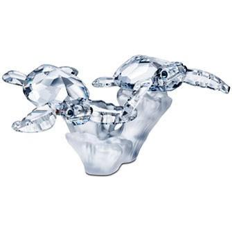 スワロフスキー ★海ガメの赤ちゃん★ スワロフスキー 「ウミガメ（海ガメ）の赤ちゃん Baby Sea