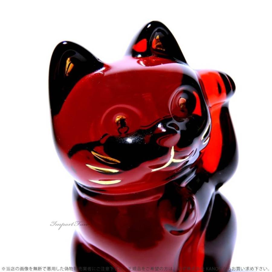 バカラ クリスタル 招き猫 Sサイズ ラッキー キャット レッド バカラ クリスタル 招き猫 Sサイズ ラッキー キャット レッド