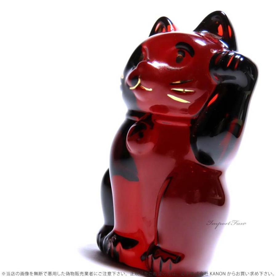 バカラ クリスタル 招き猫 Sサイズ ラッキー キャット レッド バカラ クリスタル 招き猫 Sサイズ ラッキー キャット レッド