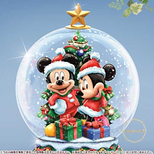 Disney ディズニー スノードーム ミッキー＆ミニー メリー