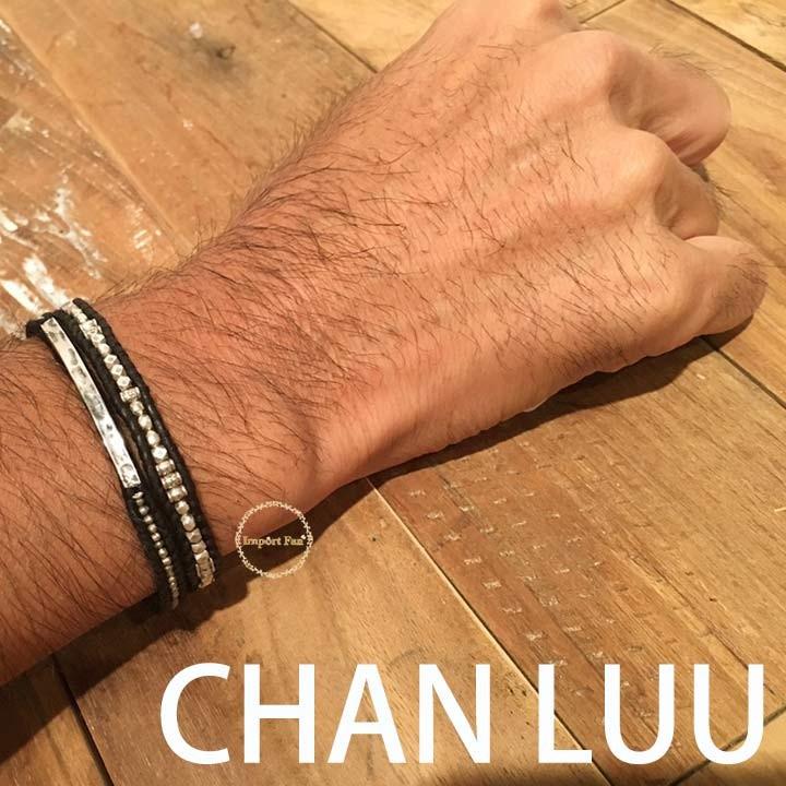 チャンルー メンズ シルバーナゲットミックス シングルラップ ブレスレット チャン・ルーCHAN LUU 正規品｜importfan｜05