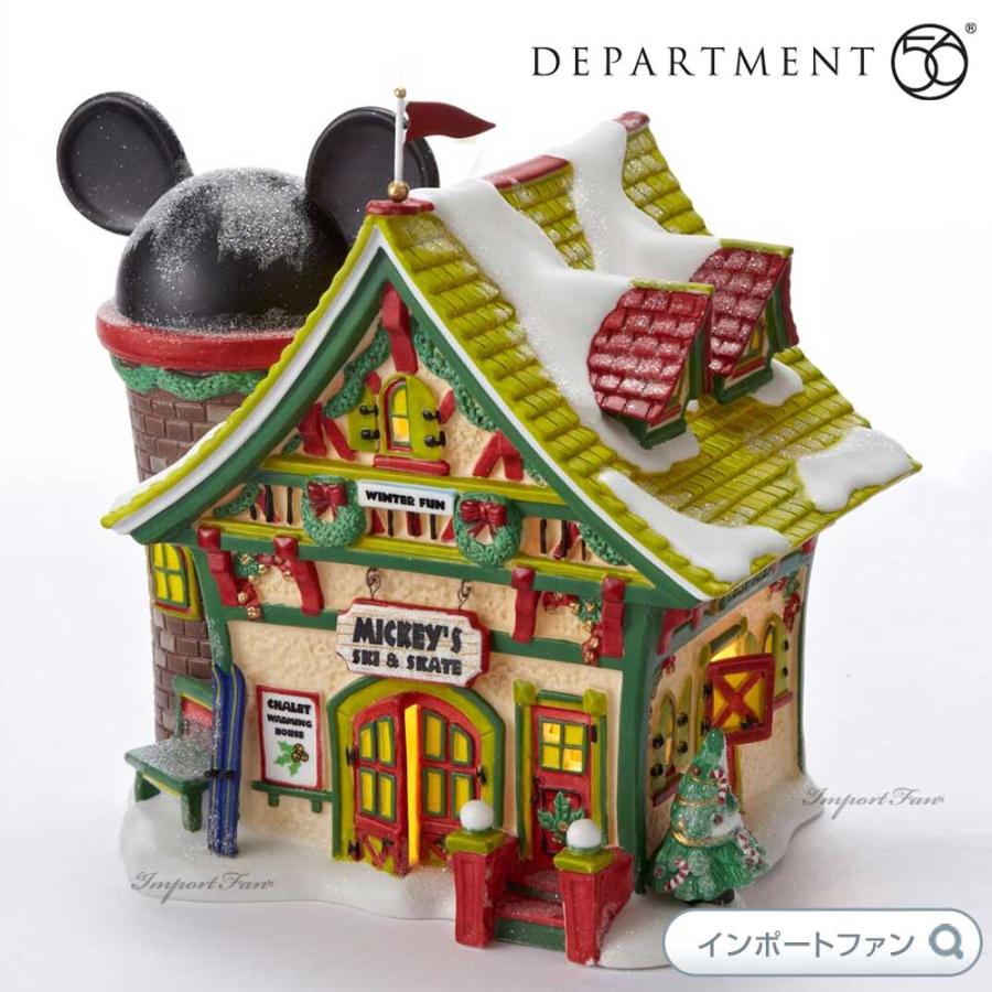 Disney（ディズニー） Department 56 ミッキーのスキー＆スケート