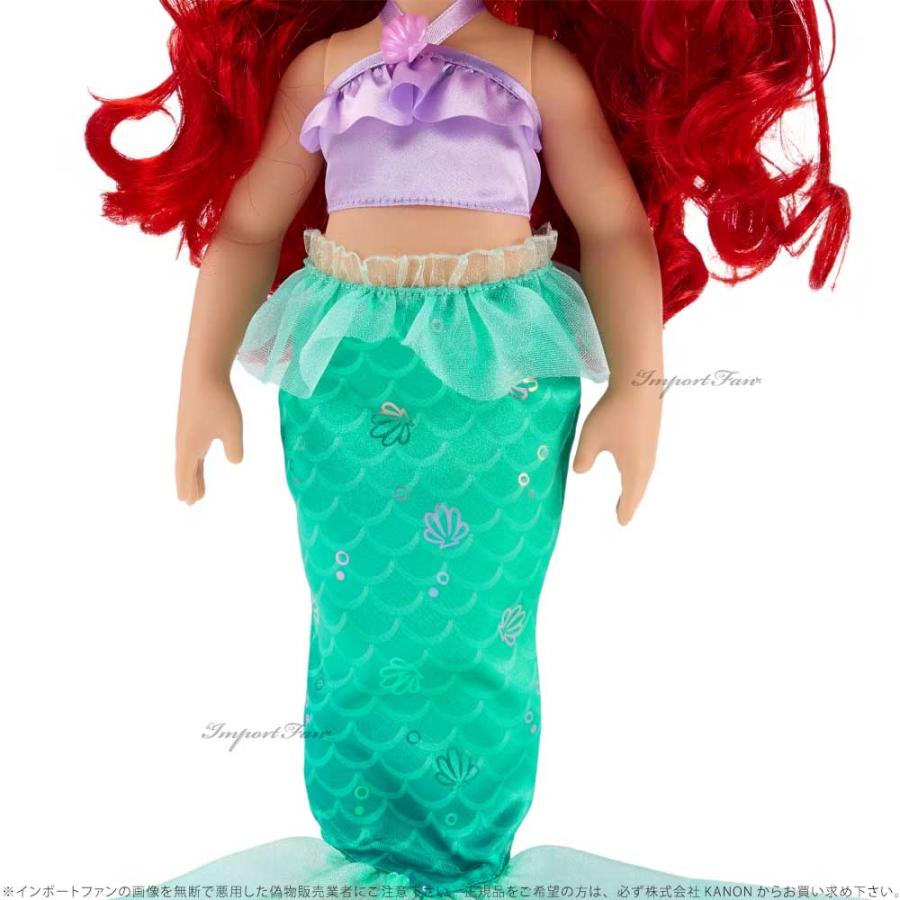 ディズニー ワンスアポンアストーリー リトルマーメイド アリエル ヘアコーム付き ドール 人形 Disney ギフト プレゼント □の画像