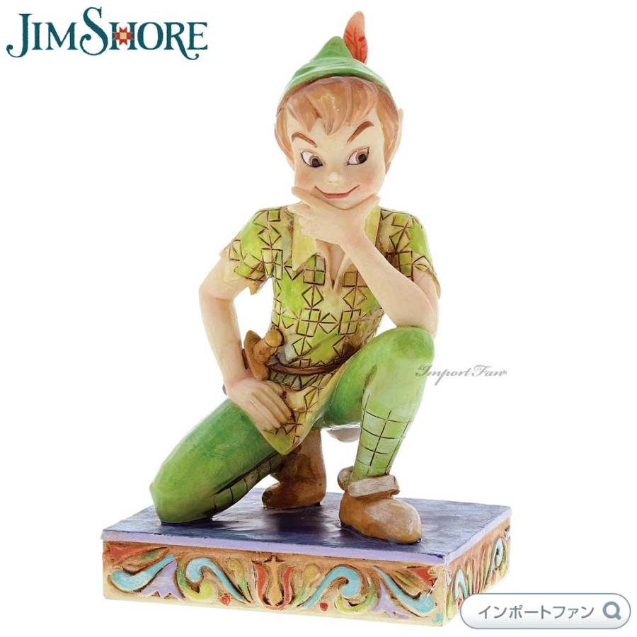 ジムショア ピーターパン 子供時代のチャンピオン ディズニー 4023531 Childhood Champion Peter Pan Personality Pose Figurine jim shore 置物｜importfan