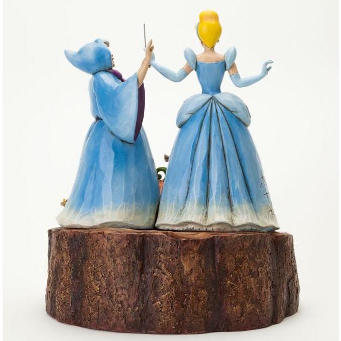 Disney ジムショア シンデレラとフェアリーゴッドマザーとねずみ