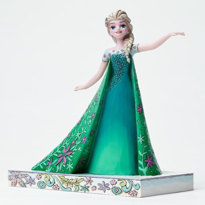 ジムショア エルサ 春のお祝い アナと雪の女王 ディズニー 4050881 Celebration of Spring-Frozen Fever Elsa Figurine JimShore | Disney | 01