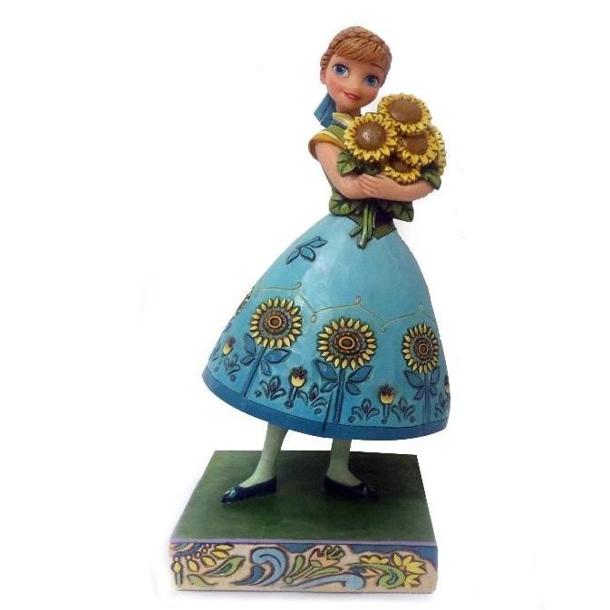 ジムショア アナ 花の中の春 アナと雪の女王 ディズニー 4050882 Spring In Bloom-Frozen Fever Anna Figurine JimShore | Disney
