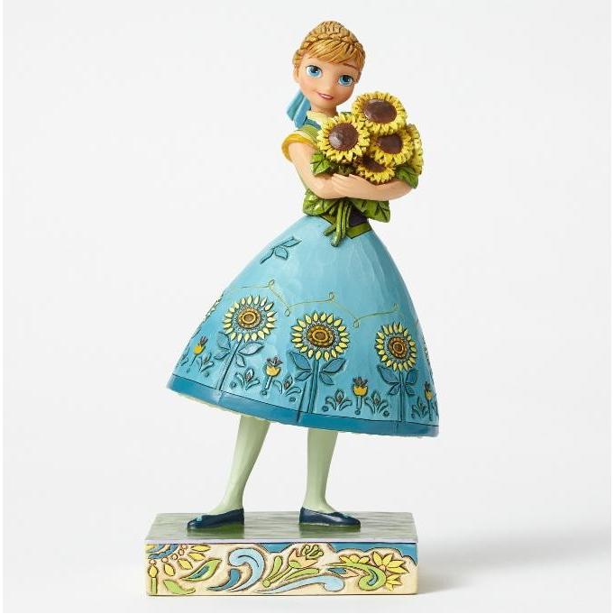 ジムショア アナ 花の中の春 アナと雪の女王 ディズニー 4050882 Spring In Bloom-Frozen Fever Anna Figurine JimShore | Disney | 01