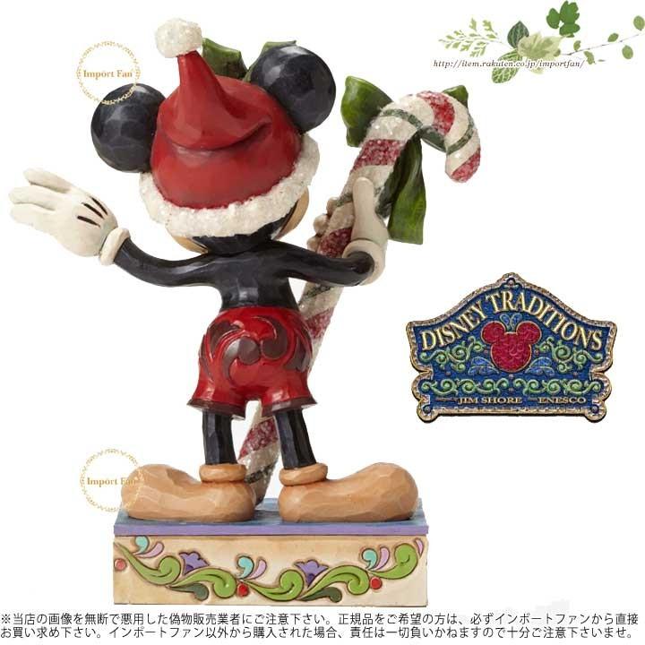 新品◆Jim Shoreキャンディーケーンを持ったミッキーマウス Amazon.co.jp: Disney Traditions by Jim Shoreクリスマス